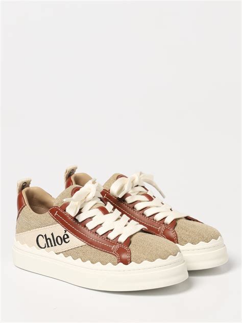 chloe sneakers beige